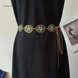 Metal Waist Rope Casual Dress Waist Belt for Women