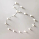Pearl Waist Chain For Woman Belt For Dresses Women Thin Belts Chains
