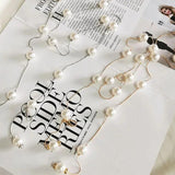 Pearl Waist Chain For Woman Belt For Dresses Women Thin Belts Chains