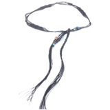 Braided Woven Stripe Waist Rope Belt Women Accessories