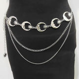 Hip Hop Metal Layered Belt Dress Waist Chain