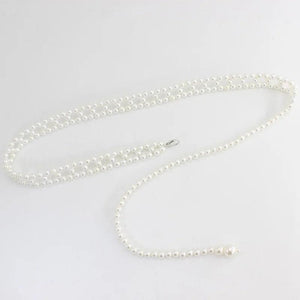 Punk Metal Crystal Waist Belt for Women Dress Hook Chain Waistbands