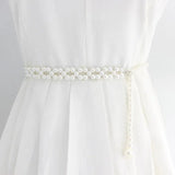Punk Metal Crystal Waist Belt for Women Dress Hook Chain Waistbands