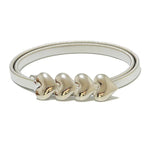 Spring Waist Chain Heart Buckle Metal Wedding Belt