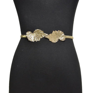 Maple Leaf Buckle Decorative Waist Chain Spring Metal Waist Chain