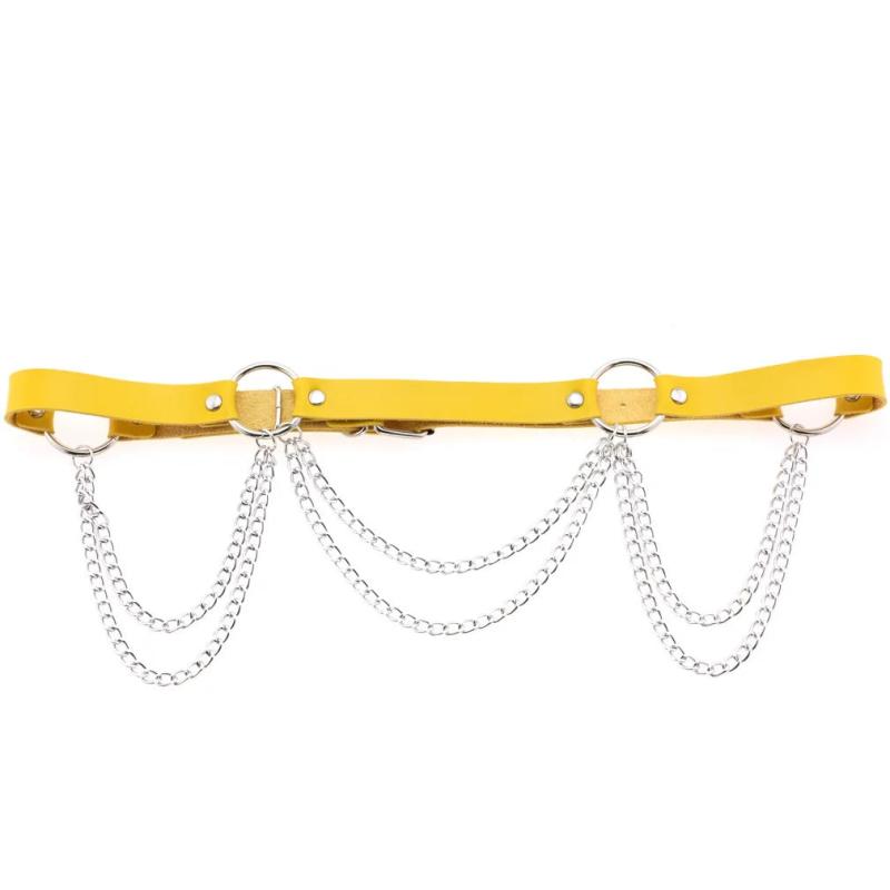 Punk Gothic Chain Decoration Waist Corset Circle Belt Waist Chain