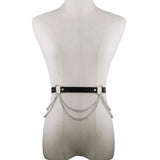 Punk Gothic Chain Decoration Waist Corset Circle Belt Waist Chain