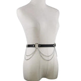 Punk Gothic Chain Decoration Waist Corset Circle Belt Waist Chain
