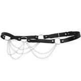 Punk Gothic Chain Decoration Waist Corset Circle Belt Waist Chain