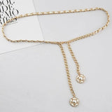 Chain Belt Female Metal Decoration Skirt Thin Waist Chain Accessories Belts