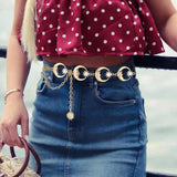 Retro Chain Belts For Women Waistbands Metal Waist Chain Belts Belly Chain