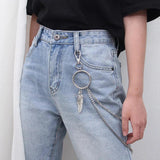 Punk Street Butterfly Belt Waist Chain Male Women Pants Chain