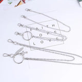 Punk Street Butterfly Belt Waist Chain Male Women Pants Chain