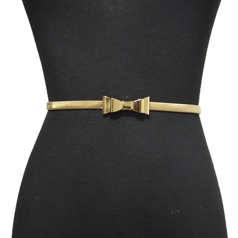 Women's Metal Waist Chain Big Cloud Elastic Spring Chain Waist Chain