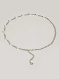Rhinestone Waist Chain Belt Women Casual Versatile Dress Accessory