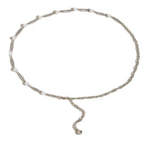 Rhinestone Waist Chain Belt Women Casual Versatile Dress Accessory