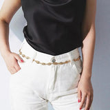 Silver Waist Chain Belt for Parties and Dresses