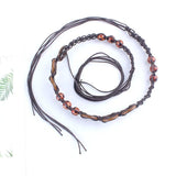 Vintage Tassel Belts for Women's Woven Dress Accessories Strap