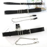 Female Chain Belt Goth Corset Waist Belt Harness