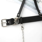 Female Chain Belt Goth Corset Waist Belt Harness