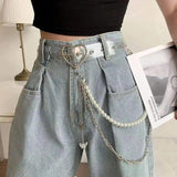 Clear Waist Chain Belt PVC Layered Belly Body Chain Jewelry