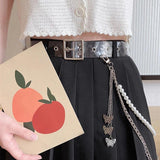 Clear Waist Chain Belt PVC Layered Belly Body Chain Jewelry