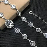 Rhinestone Waist Chain Metal Decoration Hot Girl Accessories