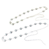 Turquoise Gothic Chain Waist Belt for Women Dresses Coat