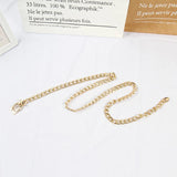Metal Chain Belt Silver Waistband for Dress Jeans Pants