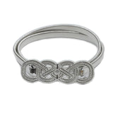 Metal Spring Waist Chain Chinese Knot Elastic Waist Chain