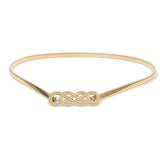 Metal Spring Waist Chain Chinese Knot Elastic Waist Chain