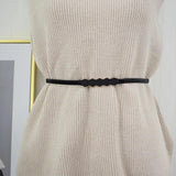 Metallic Multicolour Geometric Pattern Belt for Women