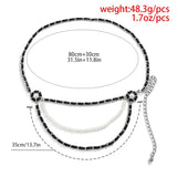 Ethnic Style Pearl Waist Chain Sexy Body Chain