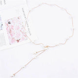 Vintage Metal Waist Chain Pearl Belt for Women Wedding Accessories