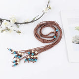 Handwoven Braided Waist Belt for Women Ethnic Waistband Corset Chain