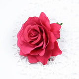 High Silk Roses Flower Wall DIY Brooch Bridal Accessories