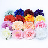 High Silk Roses Flower Wall DIY Brooch Bridal Accessories