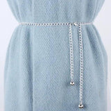 Metal Waist Chain Belt Hip Hop Corset Belt Tassel Waistband Strap