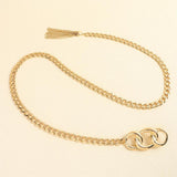 Vintage Fringe Waist Chain Metal Belt Women's Accessory