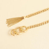Vintage Fringe Waist Chain Metal Belt Women's Accessory