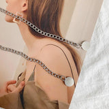 High-end Women's Waist Belt with Pearl Detailing
