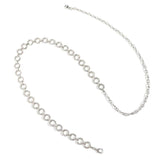 Metal Rings Loop Belt Waist Chain Metal Chain Belt Body Chain Dress Waist Chain