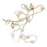 Pearl Decorative Metal Waist Chain for Dresses Accessory