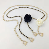 Flower Waist Chain Accessories for Women Dress Jeans Chain Belt