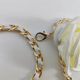 Flower Waist Chain Accessories for Women Dress Jeans Chain Belt
