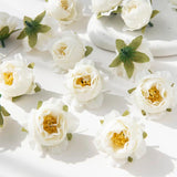 100Pcs Artificial Flowers Wedding Decoration Christmas Headdress Wrist Flower