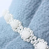 Pearl Waist Chain Belt for Women Dress Accessories