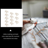 12 Pairs Snowman Hand Tree Branch Outdoor Toys Christmas Decor