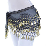 Women Belly Dance Hip Scarf Lady Belt Skirt Bellydance Coins Waist Chain