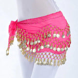 Women Belly Dance Hip Scarf Lady Belt Skirt Bellydance Coins Waist Chain